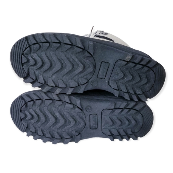 Itasca "Ice Breaker" Grey Suede Insulated Winter Ankle Boots Woman's Size 10 - Picture 7 of 8